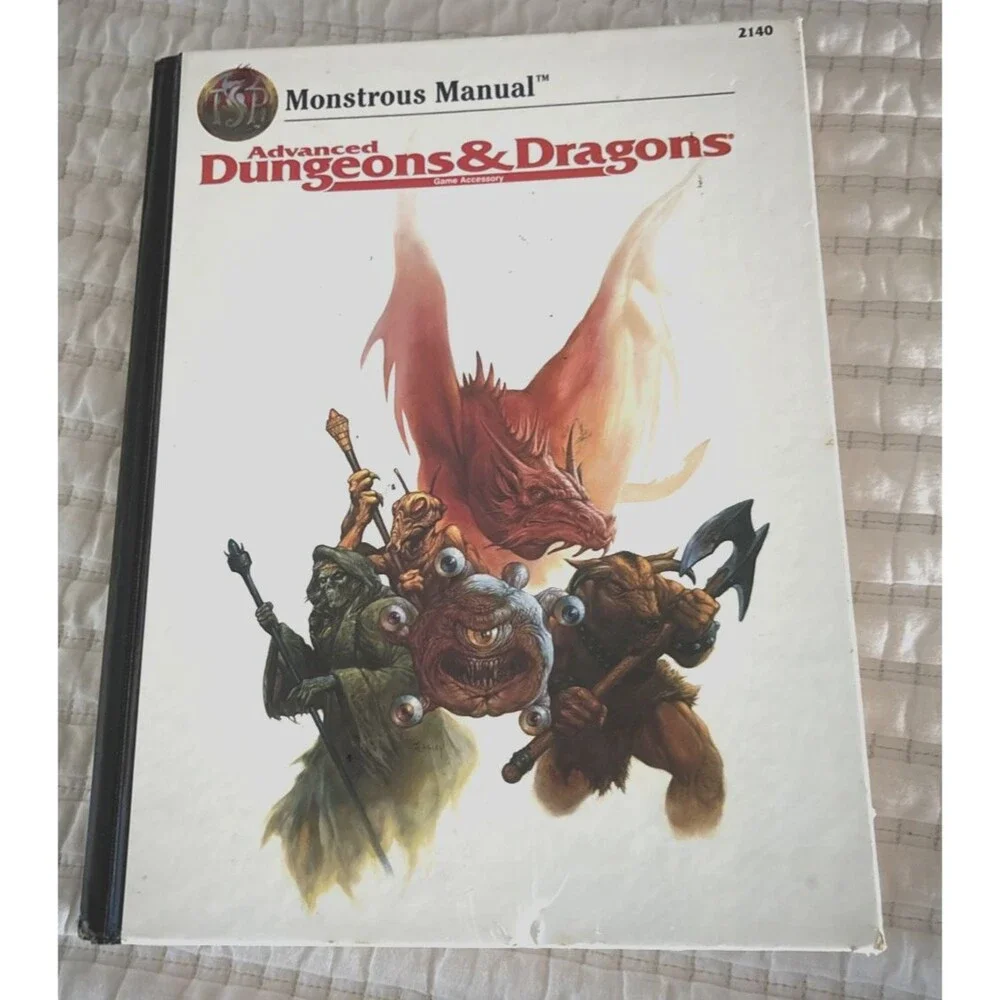 Advanced Dungeons & Dragons 2nd Edition Monstrous Manual and Status Effects